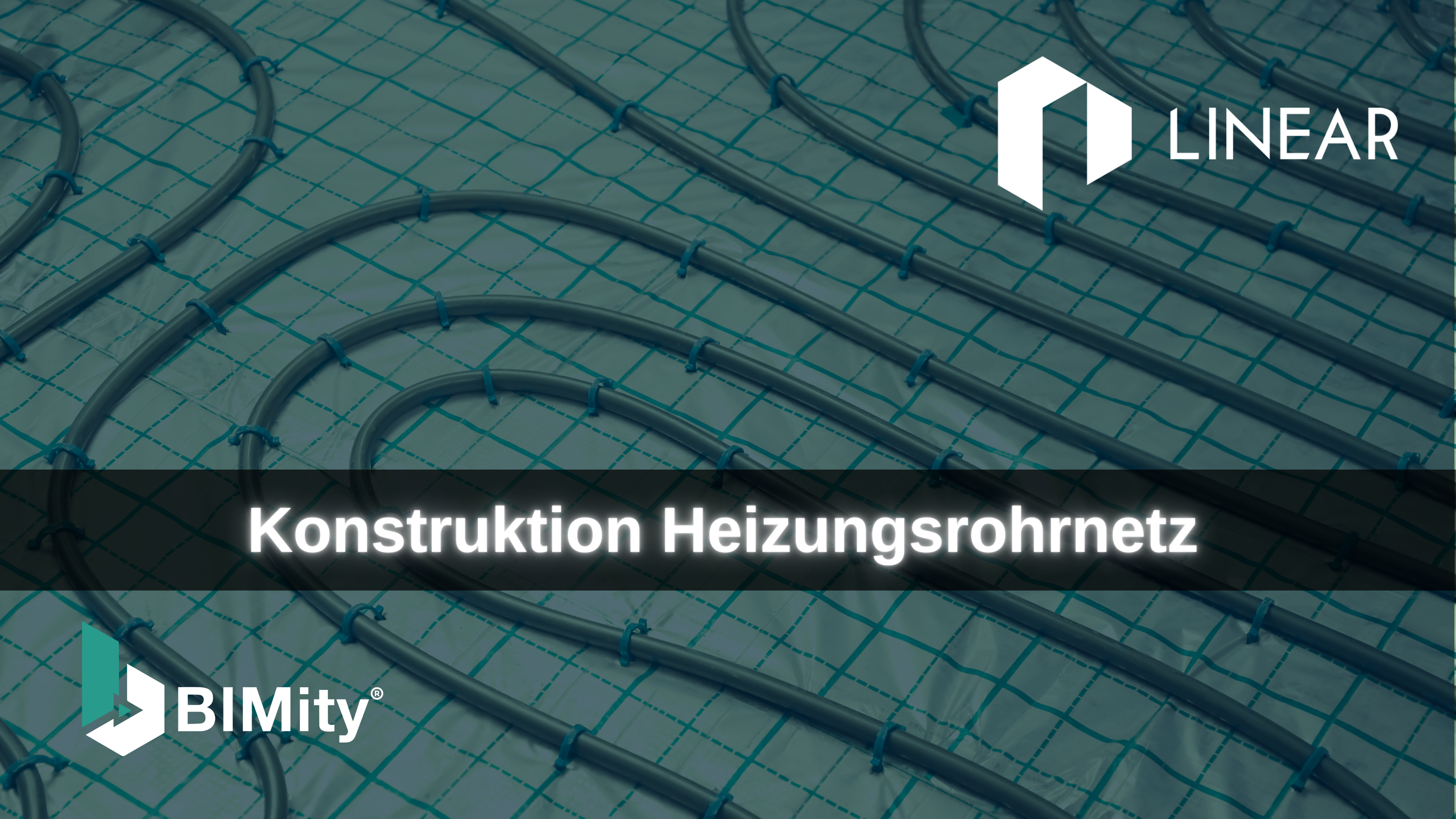 Konstruktion Heizungsrohrnetz